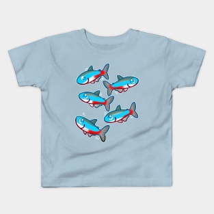 Neon Tetras Kids T-Shirt